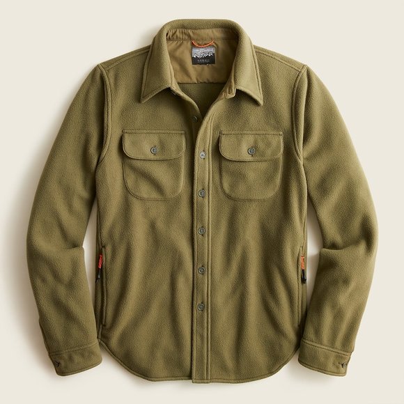 J. Crew Other - J.CREW Nordic recycled active microfleece workshirt